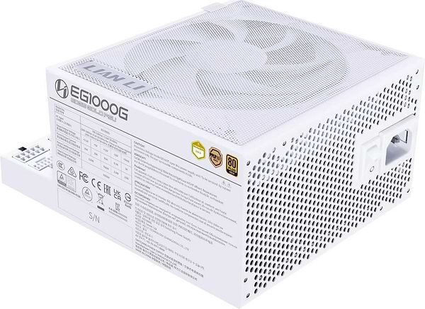 Фото - Блок питания для ПК Lian Li EDGE GOLD 1000W White with Hub, EU Cord (G9P.EG1000G.WH00.EU)