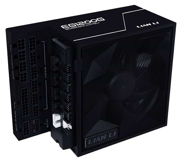 Фото - Блок питания для ПК Lian Li EDGE GOLD 1200W Black with Hub, EU Cord (G9P.EG1200G.BH00.EU)