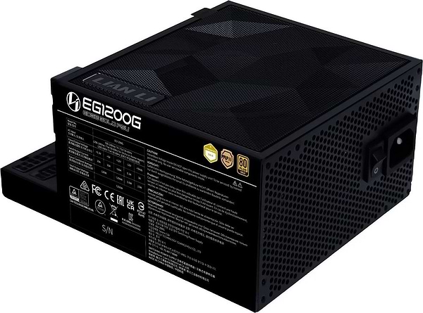 Фото - Блок питания для ПК Lian Li EDGE GOLD 1200W Black with Hub, EU Cord (G9P.EG1200G.BH00.EU)