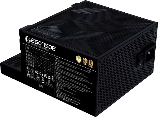Фото - Блок питания для ПК Lian Li EDGE GOLDd 750W Black, EU Cord (G9P.EG0750G.B000.EU)