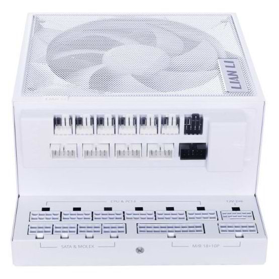 Фото - Блок питания для ПК Lian Li EDGE GOLD 850W White, EU Cord (G9P.EG0850G.W000.EU)