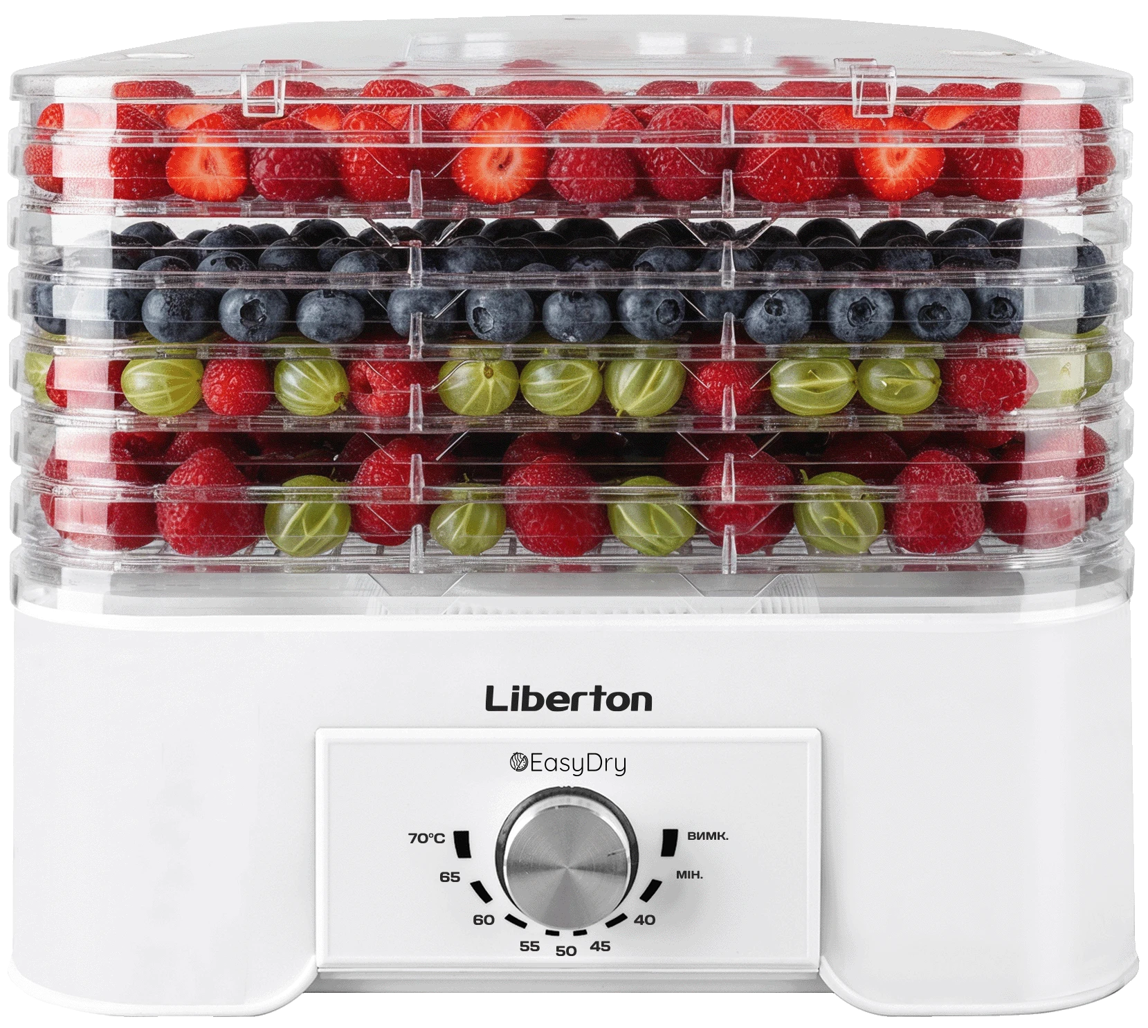 Сушарка для фруктів та овочів Liberton LFD-5526P