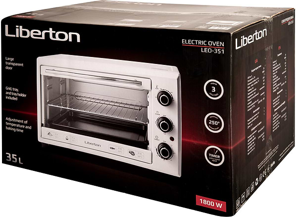 Фото - Піч електрична Liberton LEO-351 White