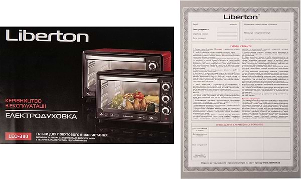 Фото - Піч електрична Liberton LEO-380 White