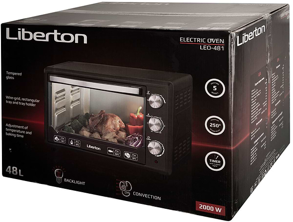Фото - Піч електрична Liberton LEO-481 Silver