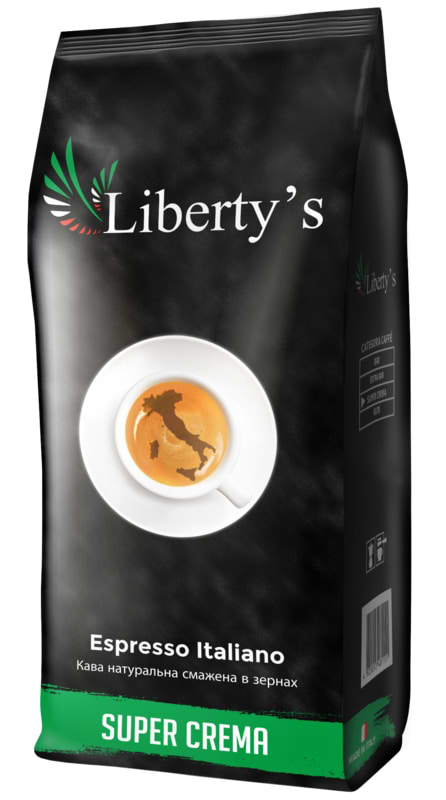 Кава в зернах Liberty`s Super Crema - Фото 1
