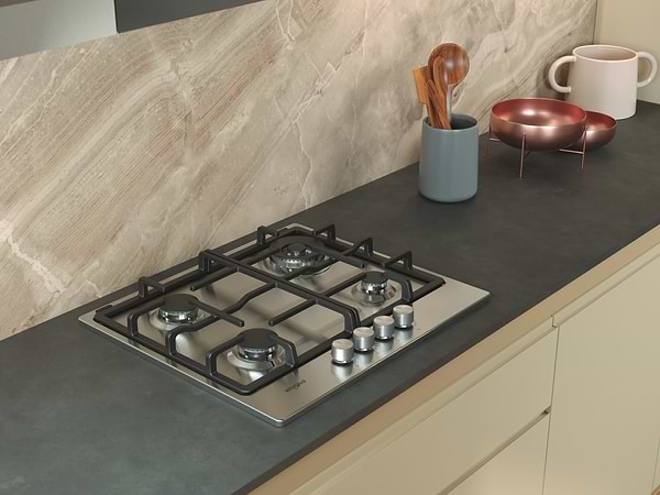 Фото - Варильна поверхня газова Whirlpool TKRL661IXEU