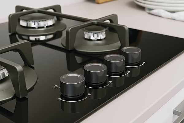 Фото - Духовой шкаф + варочная панель газовая Indesit IOK58HSB + ING61T/BK1