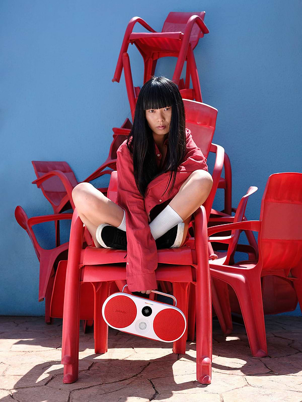 Фото - Портативна акустика Polaroid P3 Music Player - Red (9091)