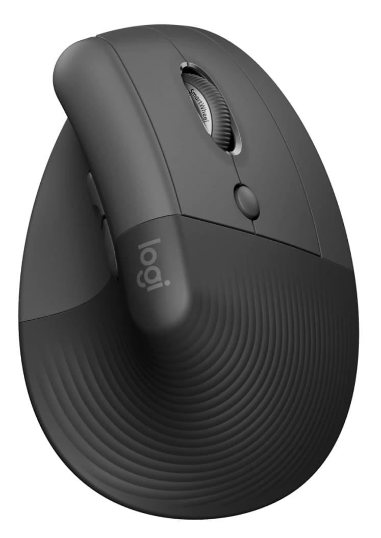 Мышь беспроводная Logitech Lift Vertical Ergonomic Wireless/Bluetooth Graphite (910-006473) - Фото 1