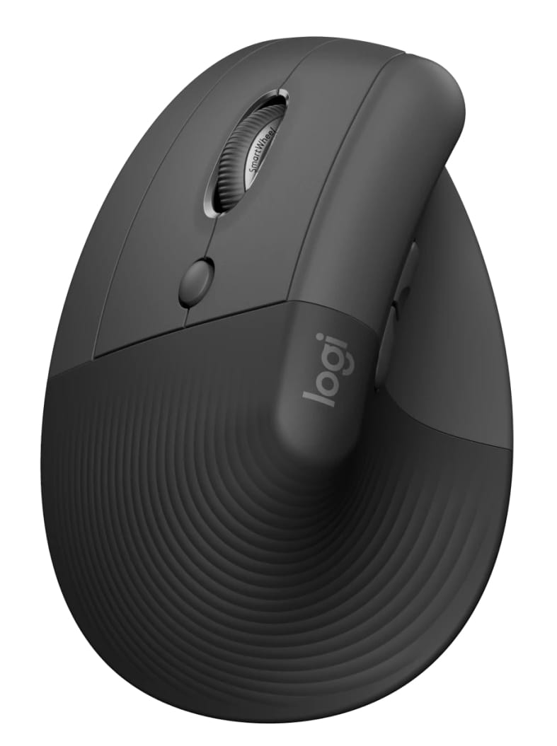 Мышь беспроводная Logitech Lift Left Vertical Ergonomic Wireless/Bluetooth Graphite (910-006474) - Фото 1