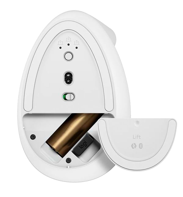 Фото - Мышь беспроводная Logitech Lift Vertical Ergonomic Wireless/Bluetooth White (910-006475)