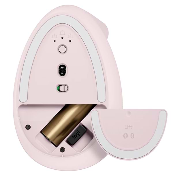 Фото - Мышь беспроводная Logitech Lift Vertical Ergonomic Wireless/Bluetooth Rose (910-006478)
