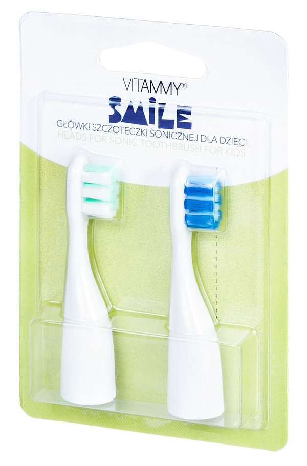 Фото - Насадка для зубної щітки Vitammy SMILE небесно-зелений 2 шт. (TH1804 light-green)