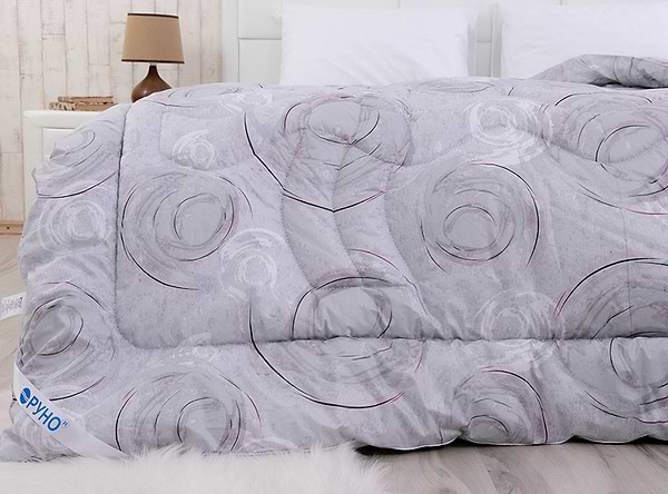 Фото - Одеяло зимнее полуторное Руно 140х205 шерстяная (321.29ШЕУ_Light beige)