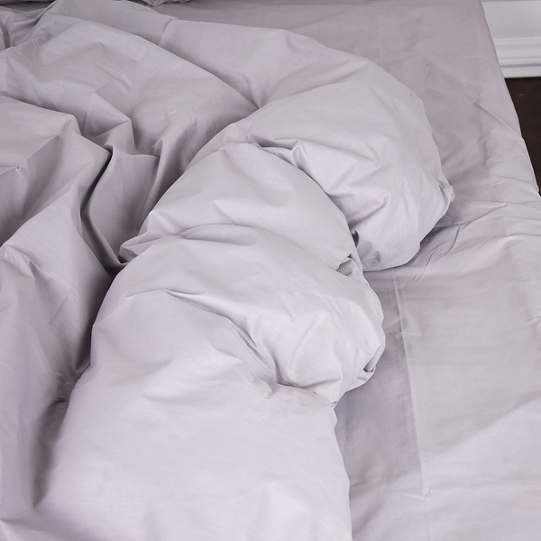 Фото - Комплект постільної білизни MirSon Бязь 16-5703 Light Gray 2х160х220 см (2200001709591)