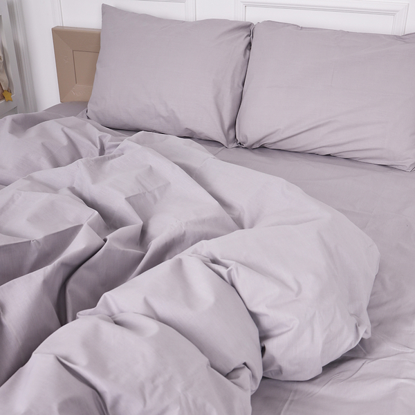 Фото - Комплект постільної білизни MirSon Бязь 16-5703 Light Gray 2х160х220 см (2200001709591)