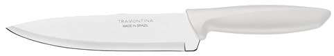 Фото - Нож кухонный Tramontina Plenus Light Grey Chef 178 мм (23426/137)
