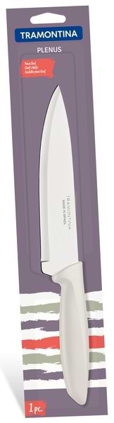 Фото - Нож кухонный Tramontina Plenus Light Grey Chef 178 мм (23426/137)