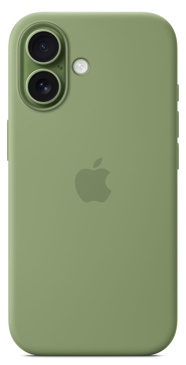 Фото - Чехол для смартфона Apple Silicone Case with MagSafe iPhone 17 Light Moss (MGEX4)