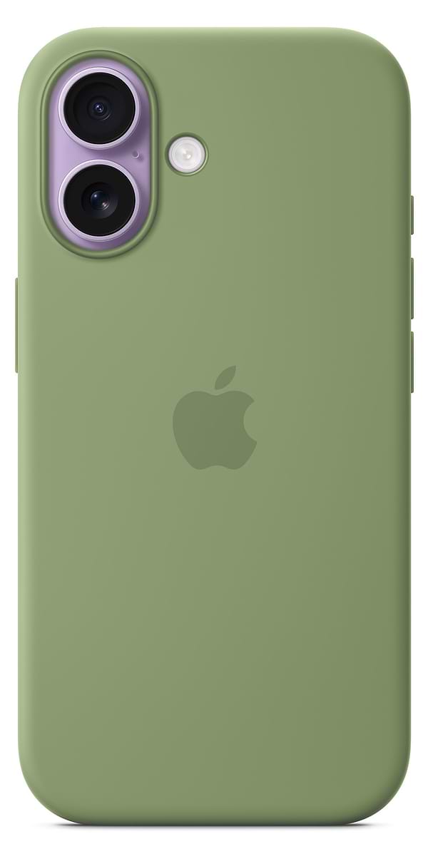 Фото - Чехол для смартфона Apple Silicone Case with MagSafe iPhone 17 Light Moss (MGEX4)