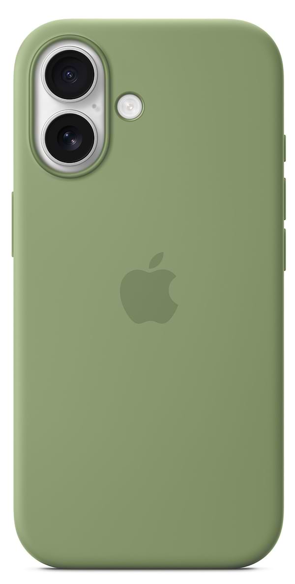 Фото - Чехол для смартфона Apple Silicone Case with MagSafe iPhone 17 Light Moss (MGEX4)