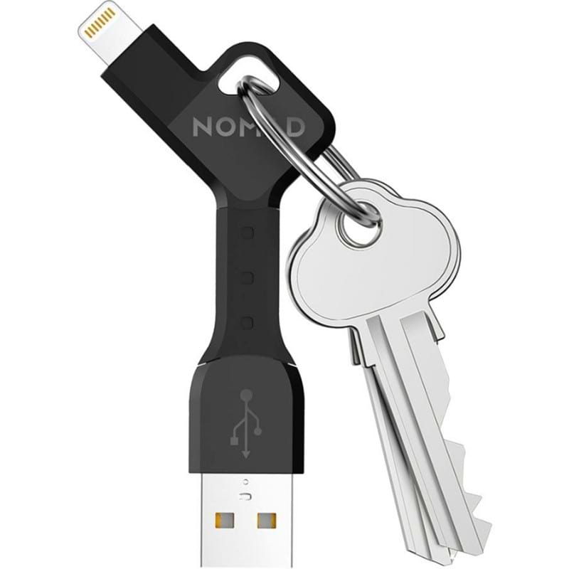 Кабель синхронізації даних Nomad Key Apple Lightning Black (KEY-LIGHTNING)