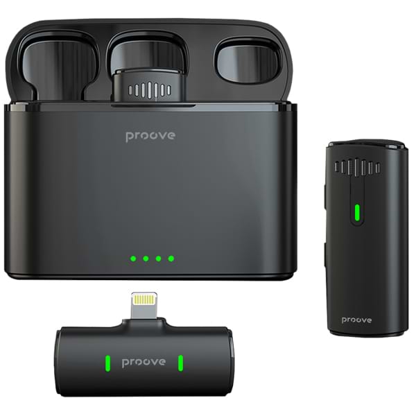 Мікрофон для смартфона Proove Demo Lightning Black - Фото 1