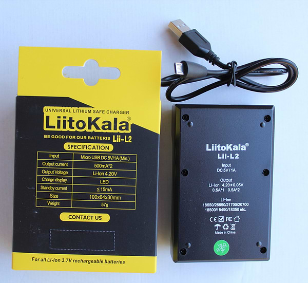 Фото - З/устройство для аккумуляторов AA/AAA LiitoKala Lii-L2