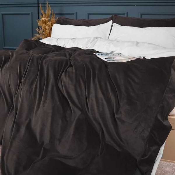 Фото - Комплект постільної білизни дитячий MirSon Велюр Winter Frost 28-0001 + 28-0003 Lilium Velvet 110х140 (2200004003399)