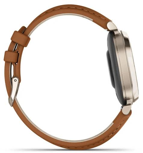 Фото - Смарт-часы Garmin Lily 2 Classic, Cream Gold/Tan (010-02839-02)