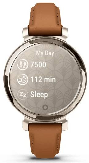 Фото - Смарт-часы Garmin Lily 2 Classic, Cream Gold/Tan (010-02839-02)