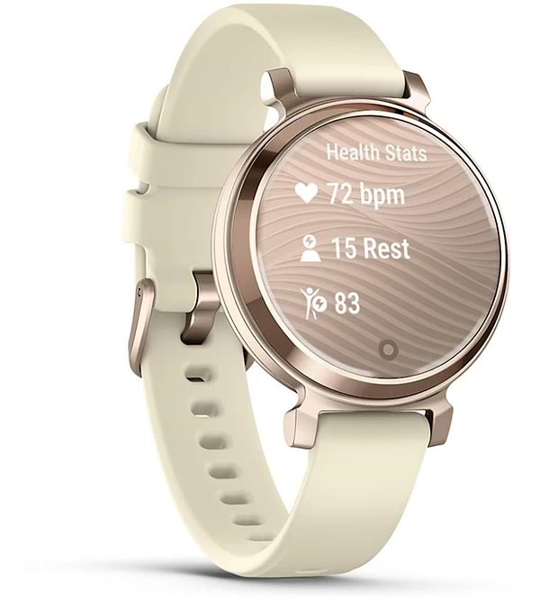 Фото - Смарт-годинник Garmin Lily 2, EURC, Cream Gold/Coconut, Silicone (010-02839-70)