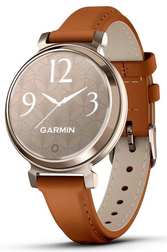 Фото - Смарт-часы Garmin Lily 2 Classic, Cream Gold/Tan (010-02839-02)