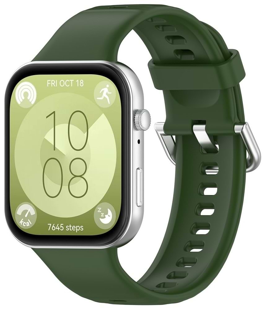 Ремешок для смарт-часов BeCover for Huawei Watch Fit 3 / Fit 4 / Fit 4 Pro Army Green (714104)