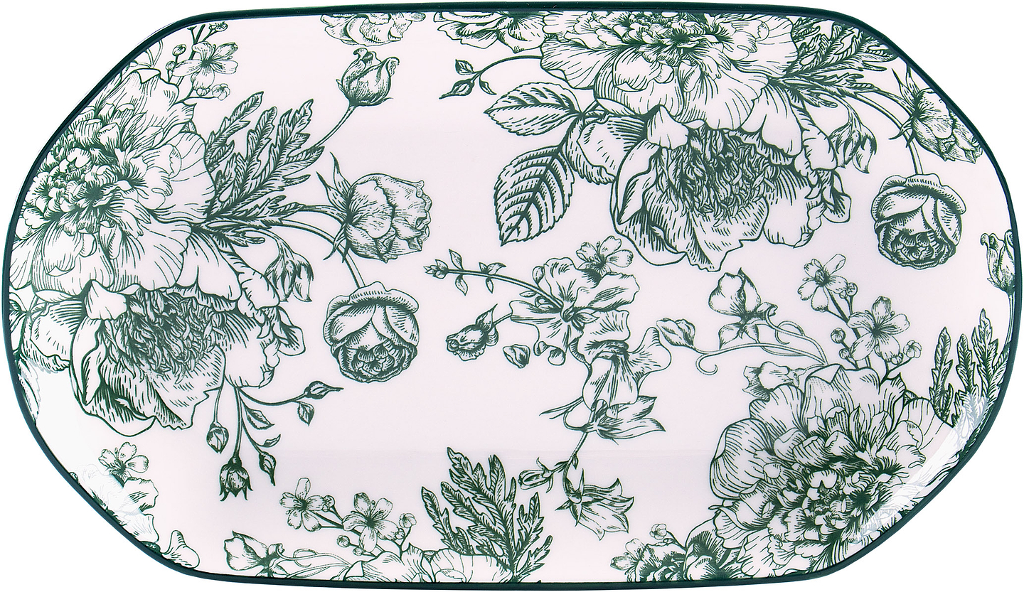 Блюдо Limited Edition BLOSSOM GREEN 30 см (YF7002-7)