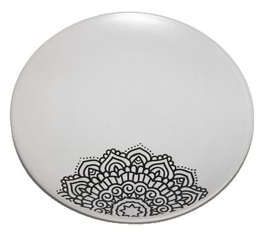 Тарелка обеденная Limited Edition Kora 25 см White (JH5277S-2)