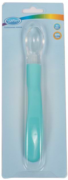 Фото - Дитяча ложечка Lindo силіконова ложка (Li 813 зел)