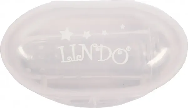 Фото - Зубная щетка мануальная детская Lindo в  футляре, белая (Pk 073 бел)