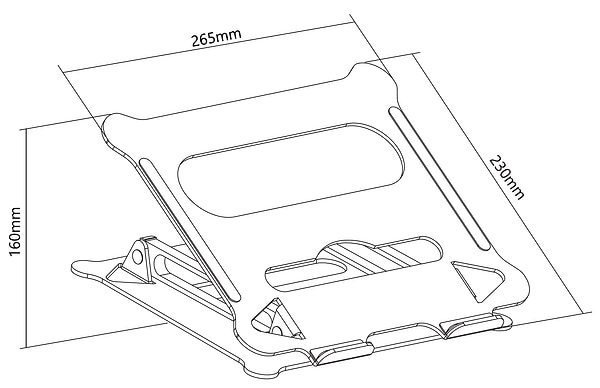 Фото - Підставка під ноутбук OfficePro LS610 Silver