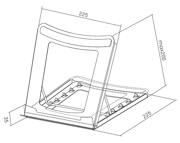 Фото - Підставка під ноутбук OfficePro LS325