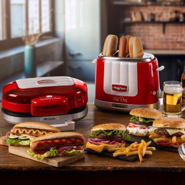 Фото - Бутербродница Ariete 0205 Hamburger червона