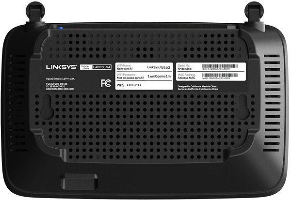 Фото - Маршрутизатор интернет WiFi4 LinkSys EA6350V4-EU