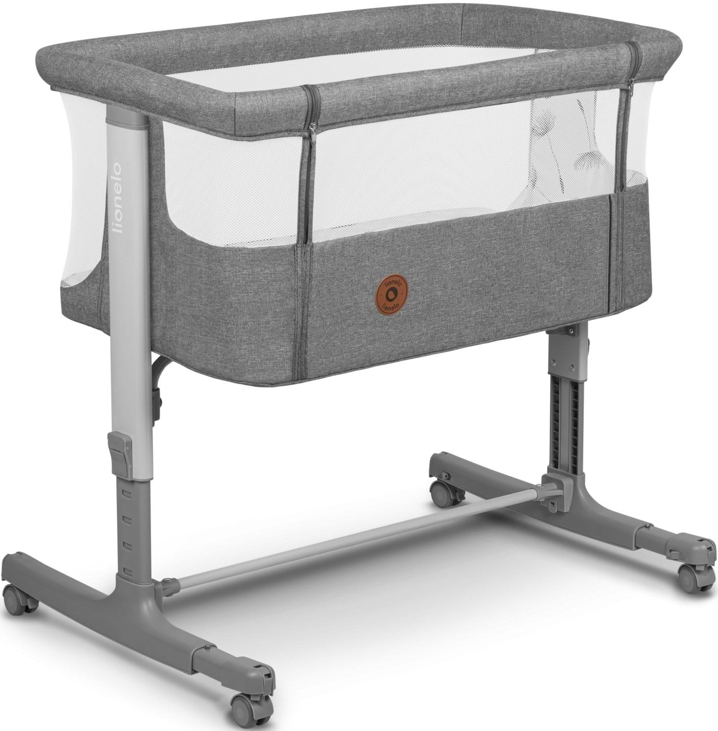 Кроватка детская прямоугольная Lionelo Aurora Grey Concrete