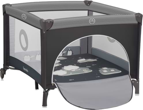 Манеж класичний Lionelo Bonnie Grey Scandi