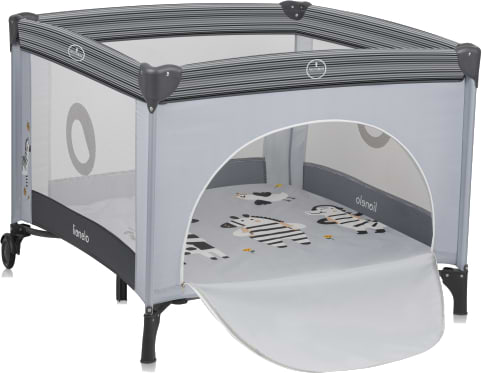 Манеж класичний Lionelo Bonnie Grey Stone