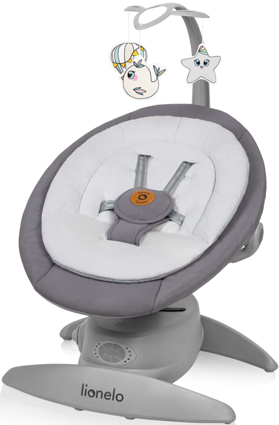 Уцінка - Крісло-качалка Lionelo MELL GREY STONE