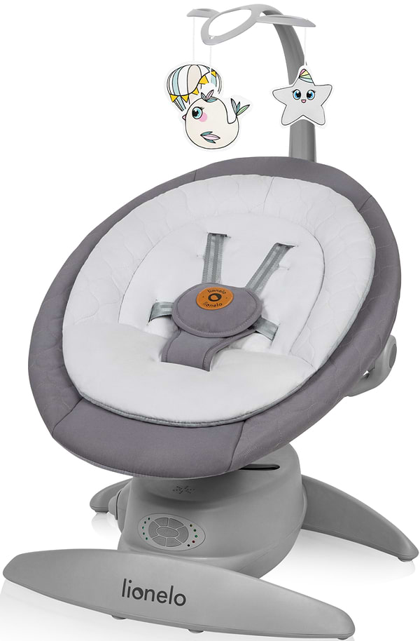 Фото - Уцінка - Крісло-качалка Lionelo MELL GREY STONE