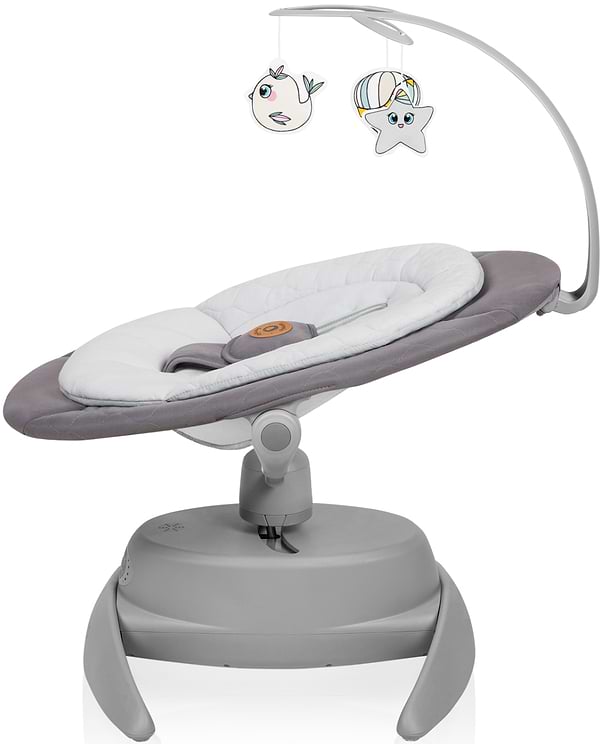 Фото - Уцінка - Крісло-качалка Lionelo MELL GREY STONE