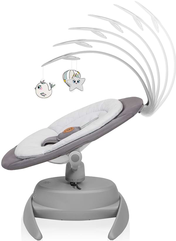 Фото - Уцінка - Крісло-качалка Lionelo MELL GREY STONE